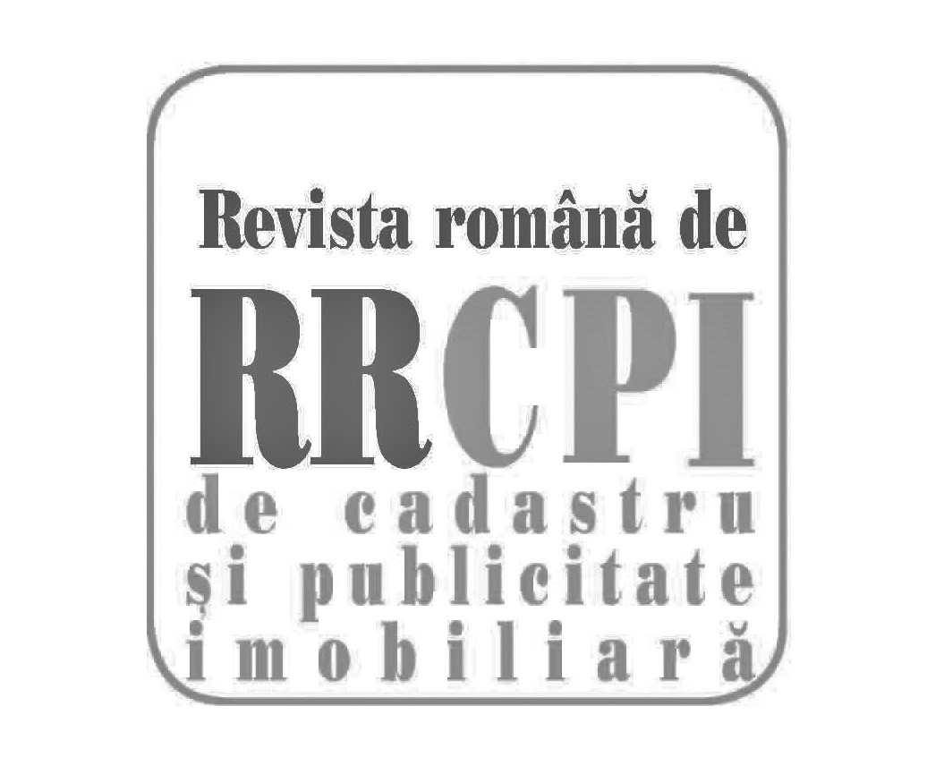 RRCPI Revista română de cadastru și publicitate imobiliară