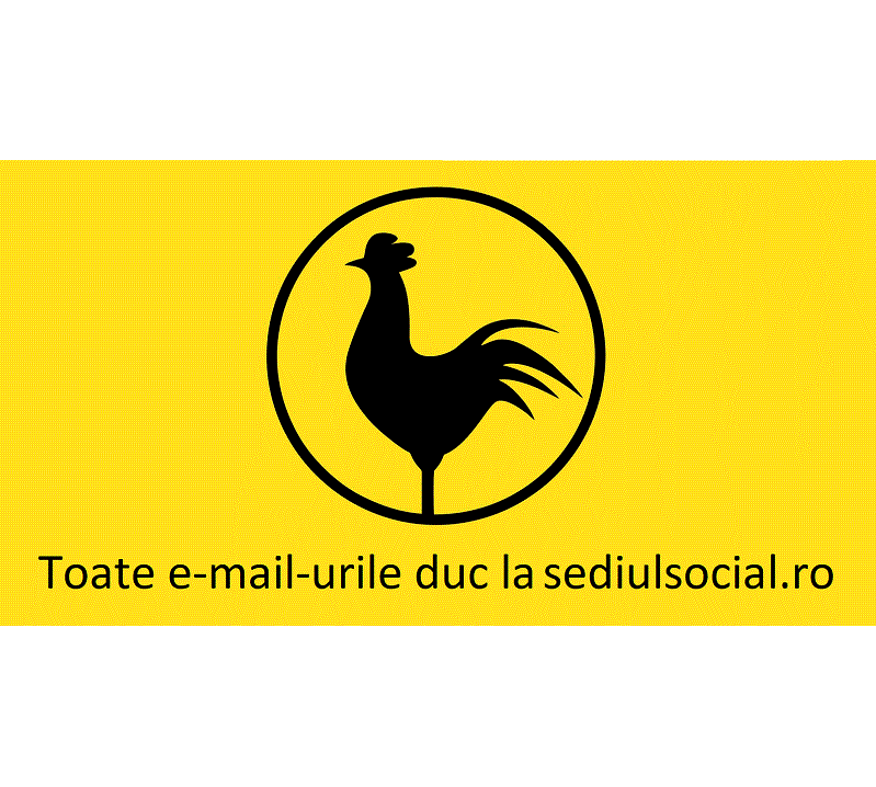Toate e-mail-urile duc la sediulsocial.ro