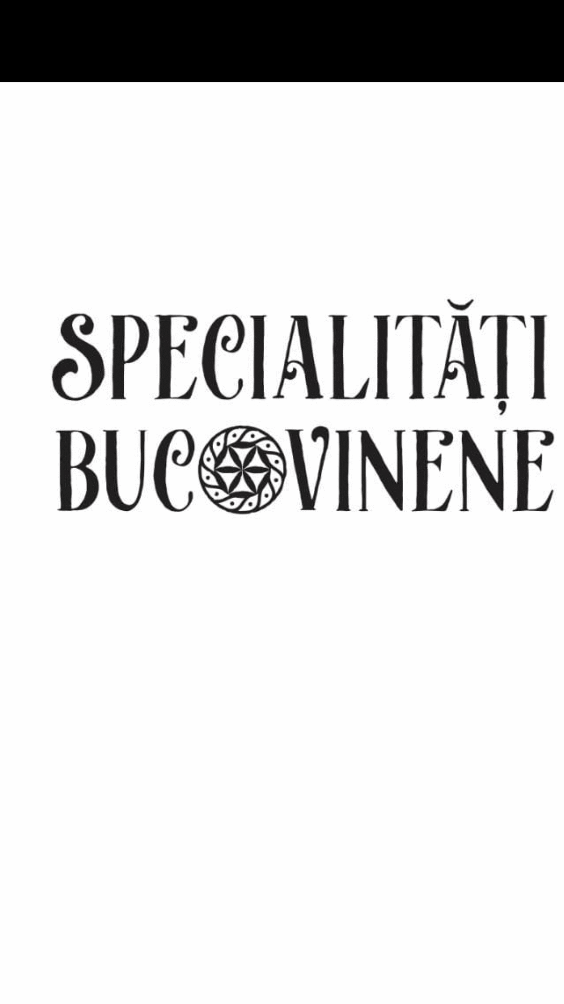 SPECIALITĂȚI BUCOVINENE