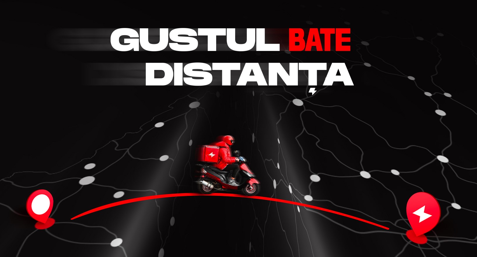 GUSTUL BATE DISTANȚA