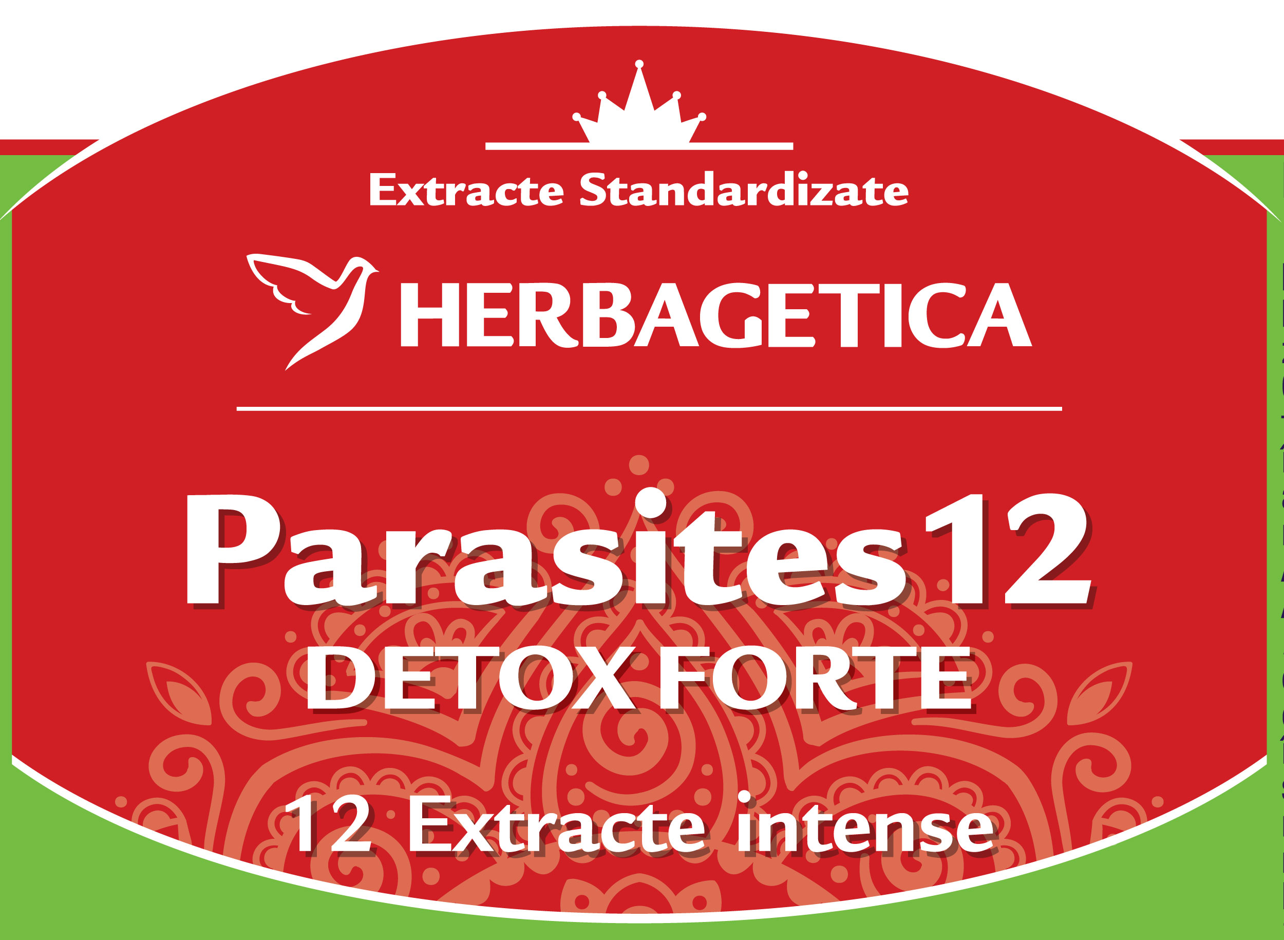 EXTRACTE STANDARDIZATE HERBAGETICA PARASITES12 DETOX FORTE 12 EXTRACTE INTENSE