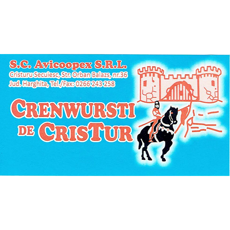 S.C. Avicoopex S.R.L. CRENWURSTI DE CRISTUR