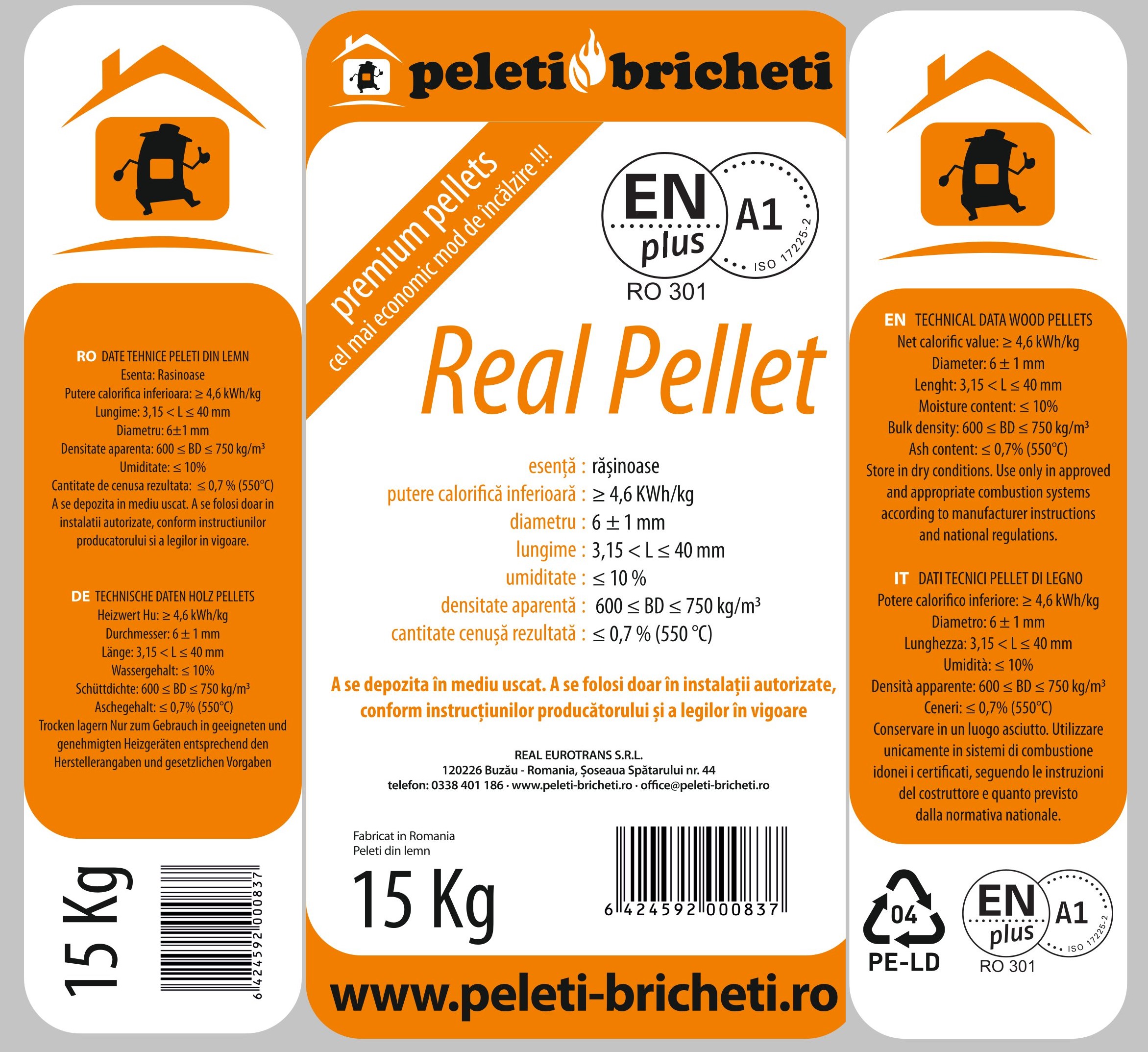 Real Pellet peleti bricheti premium pellets cel mai economic mod de încălzire !!!www.peleti-bricheti.ro