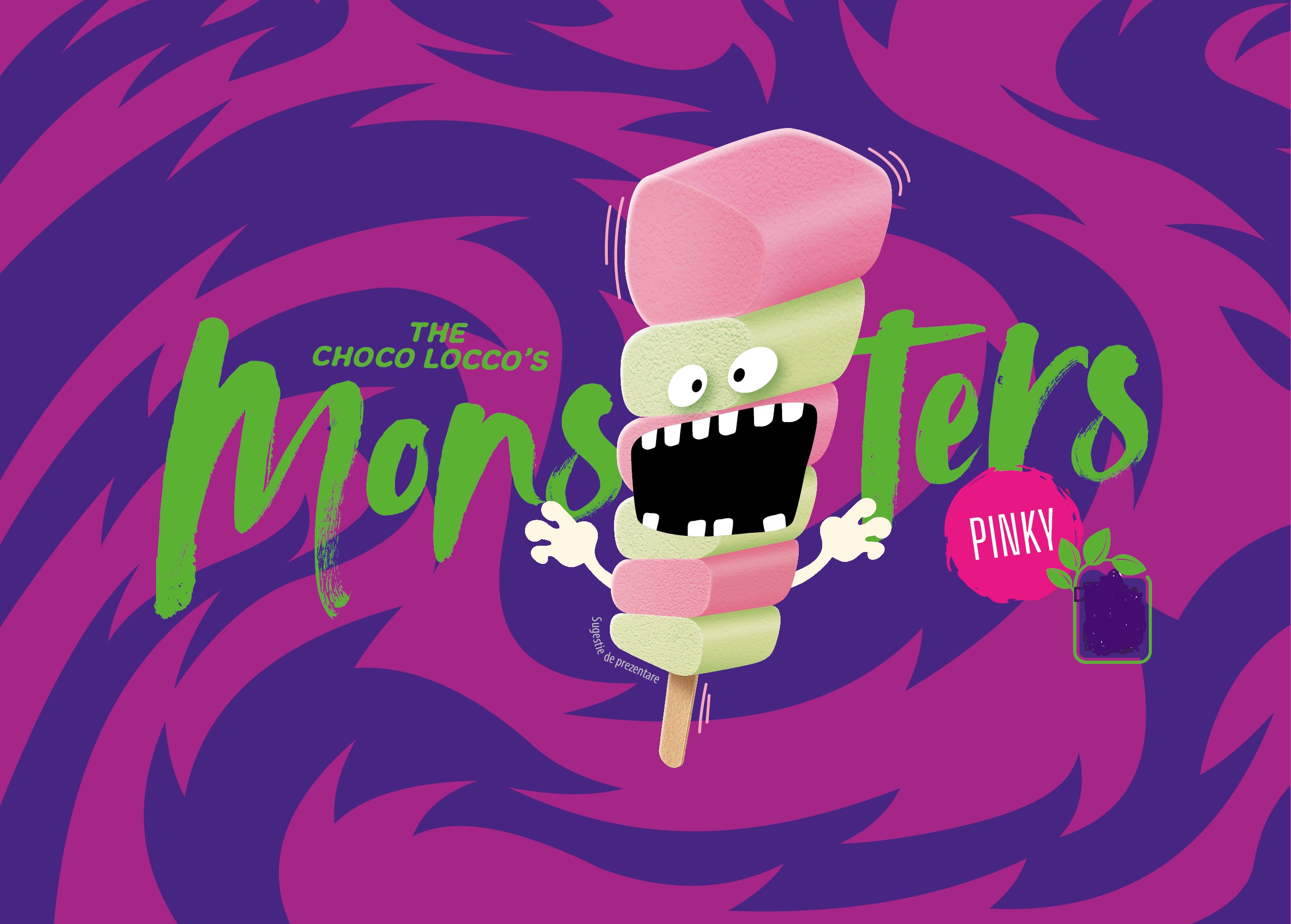 THE CHOCO LOCCO'S Monsters PINKY