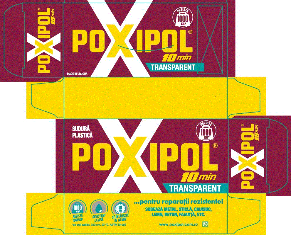 POXIPOL TRANSPARENT
