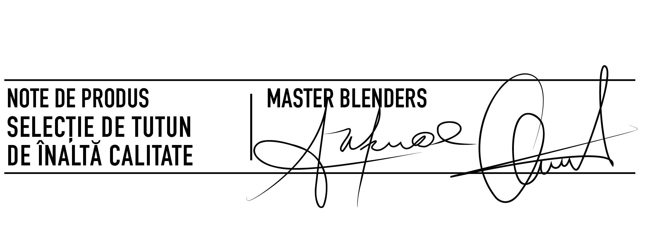 MASTER BLENDERS NOTE DE PRODUS SELECȚIE DE TUTUN DE ÎNALTĂ CALITATE
