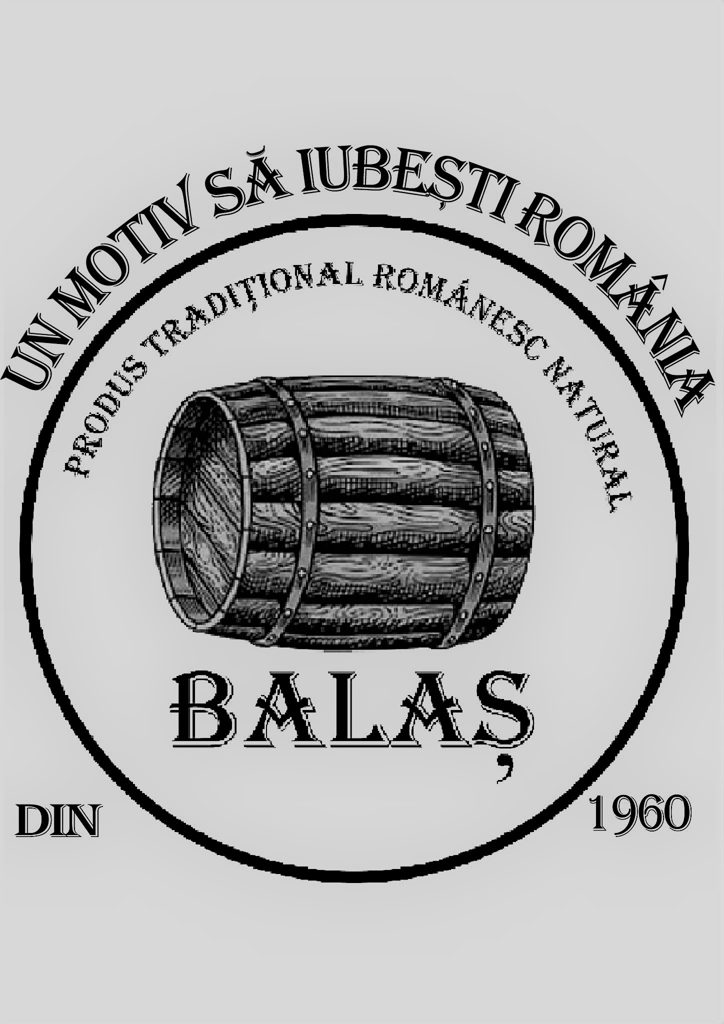 UN MOTIV SĂ IUBEȘTI ROMÂNIA PRODUS TRADIȚIONAL ROMÂNESC NATURAL BALAȘ DIN 1960