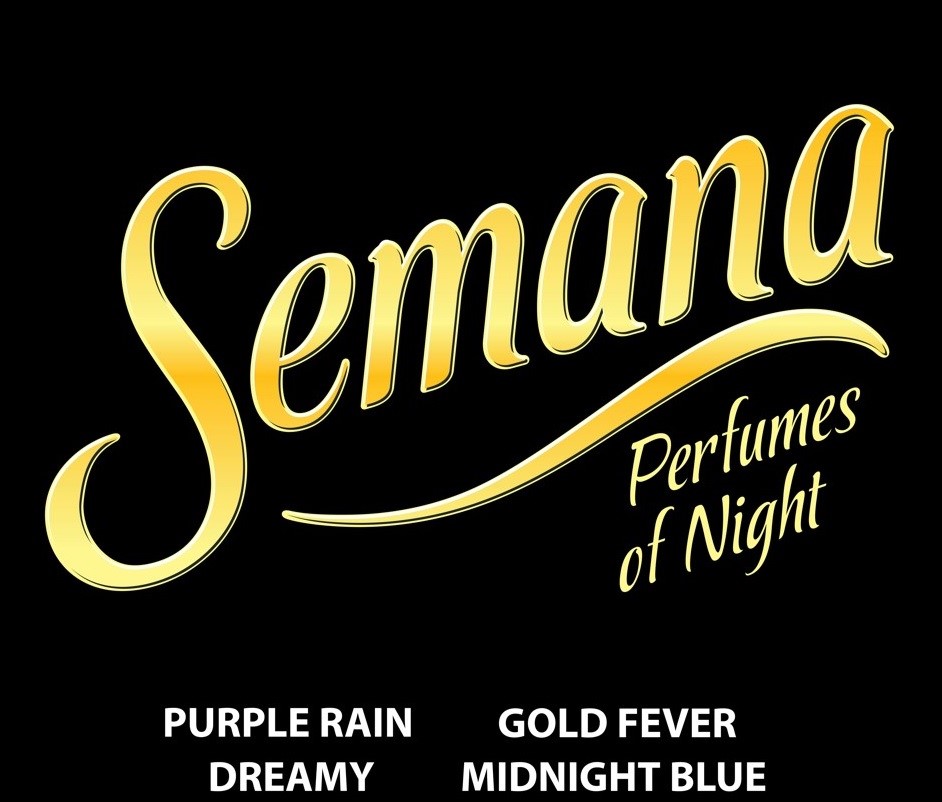 Semana Perfumes of Night PURPLE RAIN GOLD FEVER DREAMY MIDNIGHT BLUE