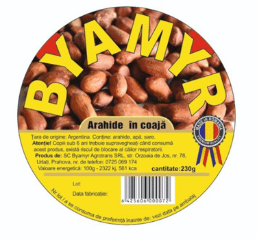 BYAMYR Arahide în coajă