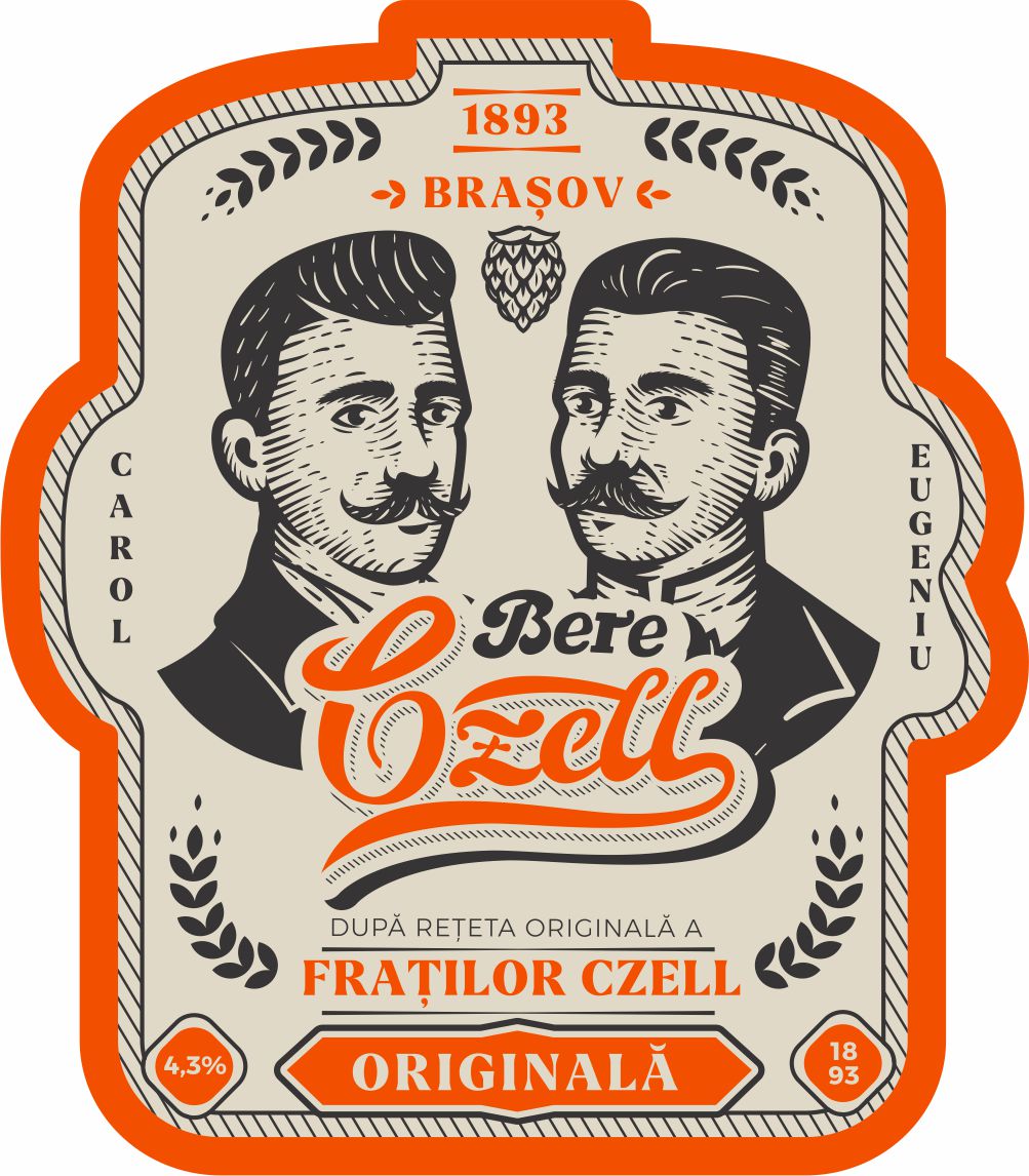 Bere Czell Originală După rețeta originală a fraților Czell Brașov 1893 CAROL EUGENIU