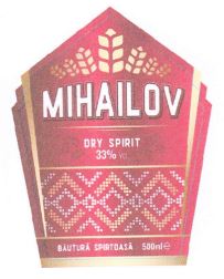 MIHAILOV DRY SPIRIT 33% BĂUTURĂ SPIRTOASĂ