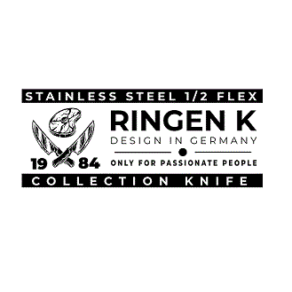 RINGEN K DESIGN IN GERMANY ONLY FOR PASSIONATE PEOPLE 1984 STAINLESS STEEL 1/2 FLEX COLLECTION KNIFE