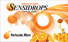 ROSERV PHARMA SENSIDROPS Portocale, Miere Linia Dr. Quinn