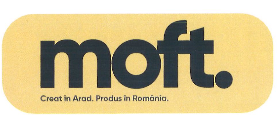 moft. Creat în Arad.Produs în România.