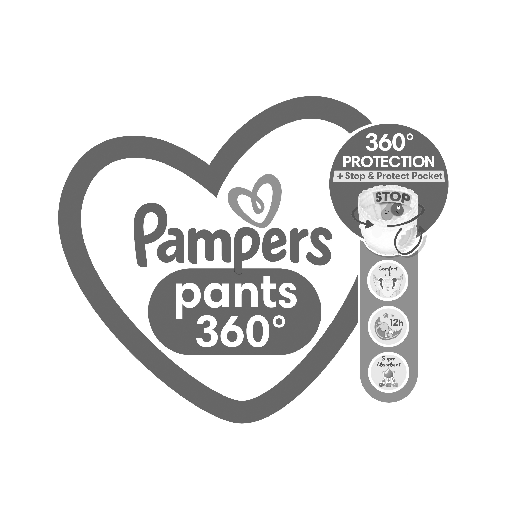 Pampers Pants 360 360 PROTECTION + STOP & PROTECT POCKET