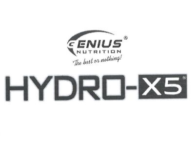 GENIUS NUTRITION The best or nothing! HYDRO-X5
