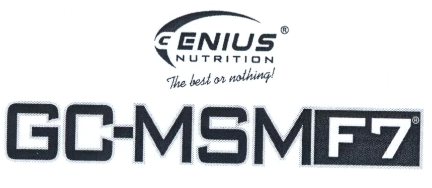 GENIUS NUTRITION The best or nothing! GC-MSM F7