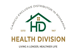 HD HEALTH DIVISION LIVING A LONGER HEALTHIER LIFE CARICO EXCLUSIVE DISTRIBUTOR IN ROMANIA ESTD 1967