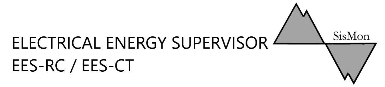 ELECTRICAL ENERGY SUPERVISOR EES-RC / EES-CT SisMon