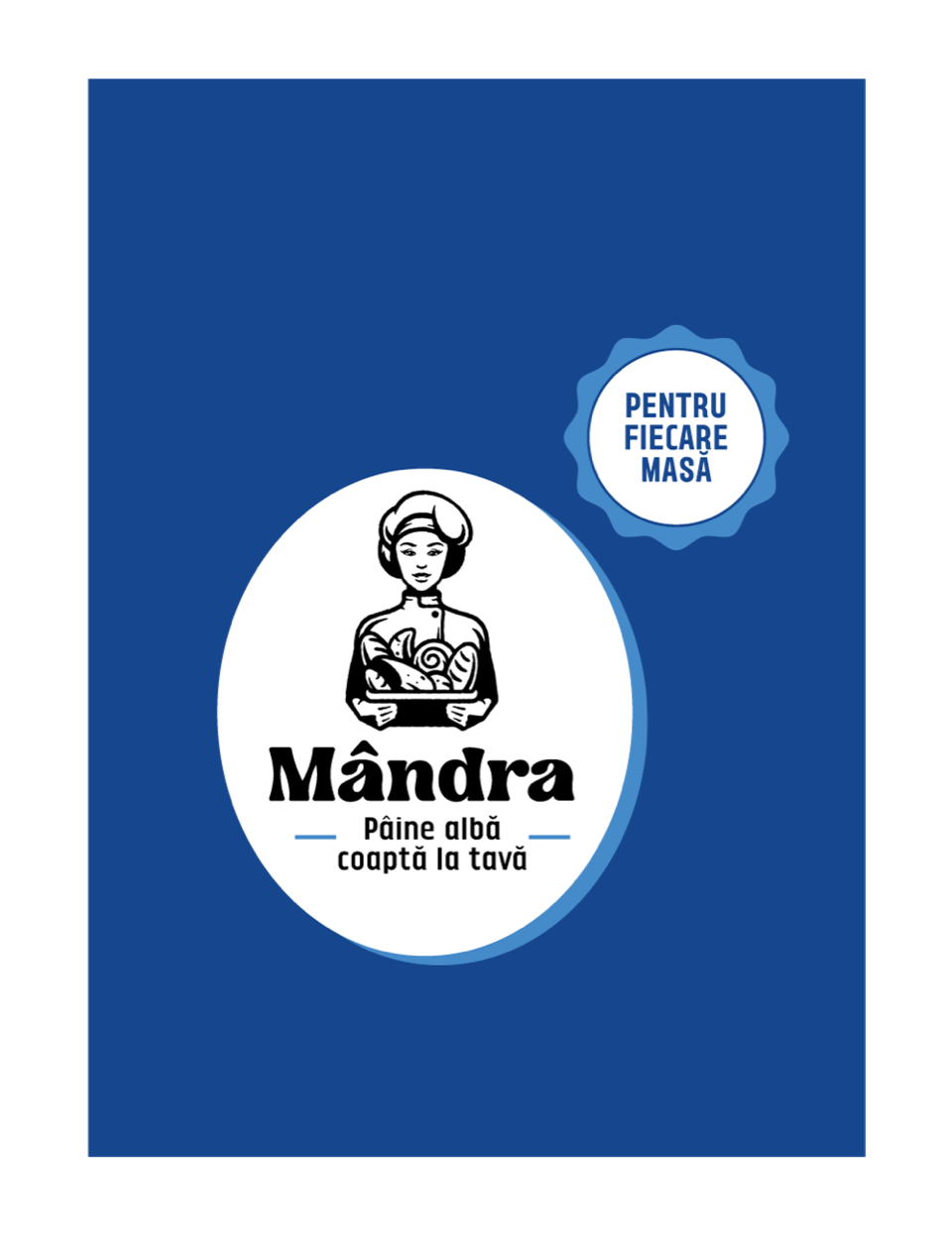 PENTRU FIECARE MASĂ Mândra Pâine albă coaptă la tavă