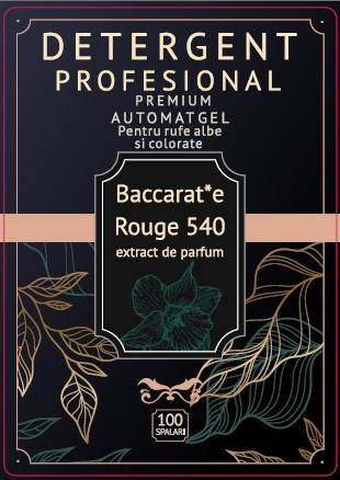 Baccarat*e Rouge 540 extract de parfum DETERGENT PROFESIONAL PREMIUM AUTOMAT GEL