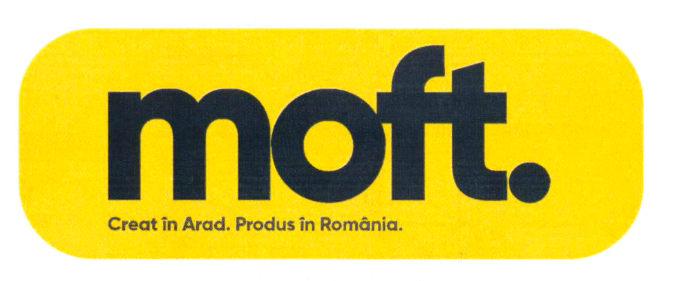 moft. Creat în Arad. Produs în România.