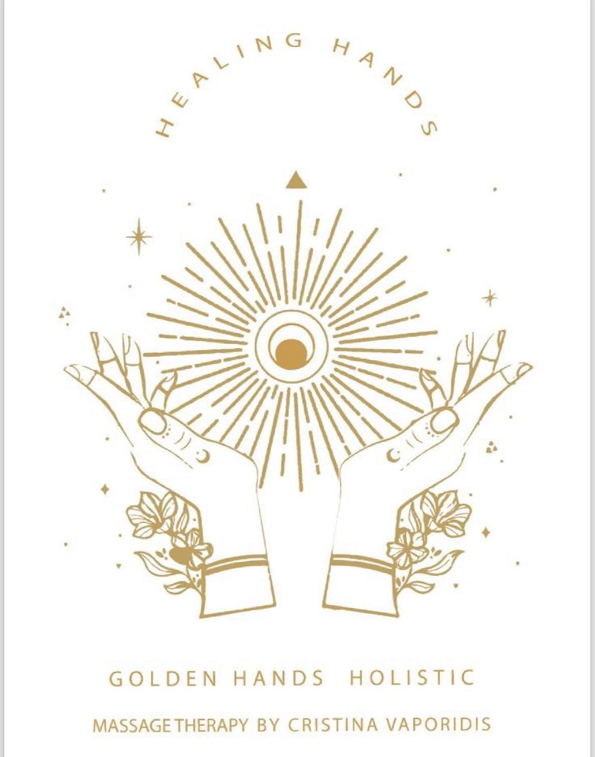 HEALING HANDS GOLDEN HANDS HOLISTIC MASSAGE THERAPY BY CRISTINA VAPORIDIS