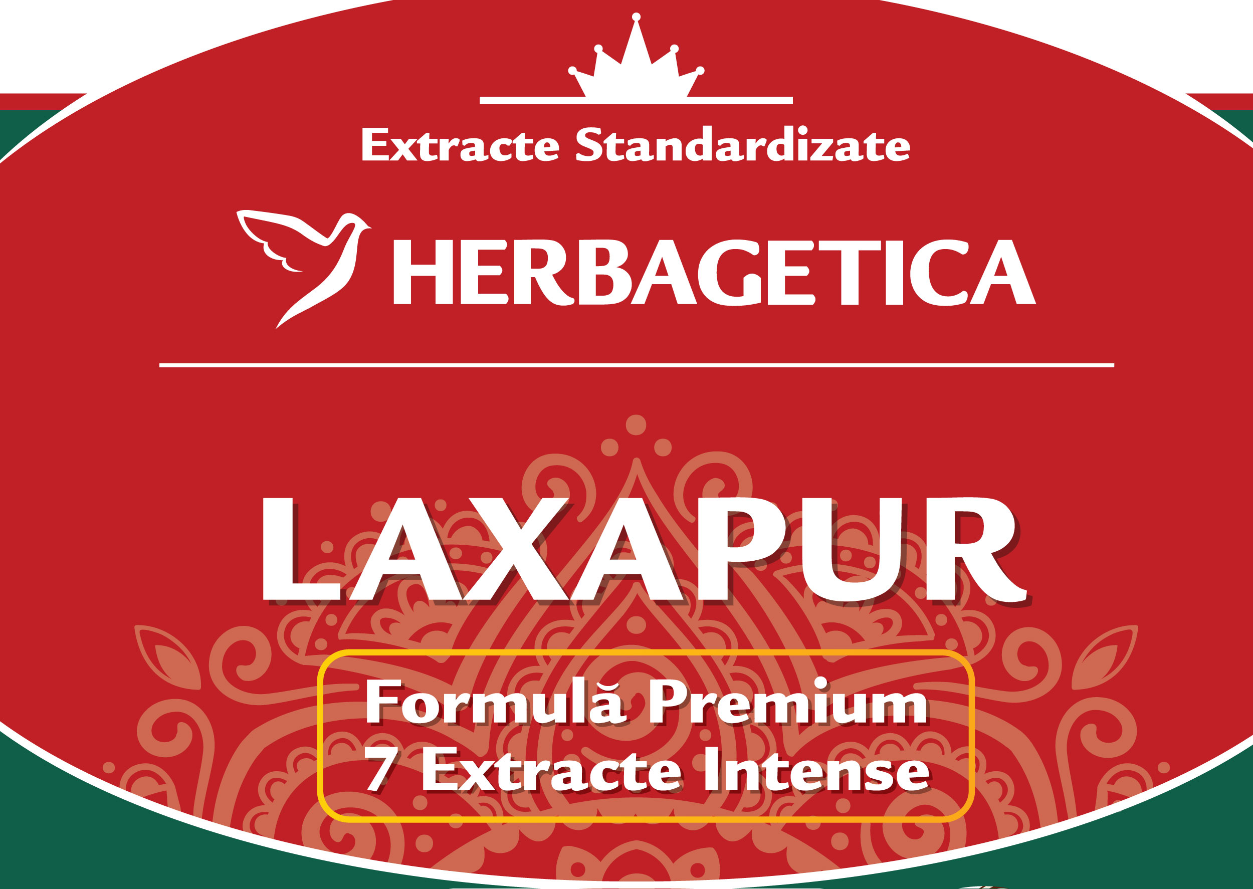 Extracte Standardizat HERBAGETICA LAXAPUR Formulă Premium 7 Extracte Intense