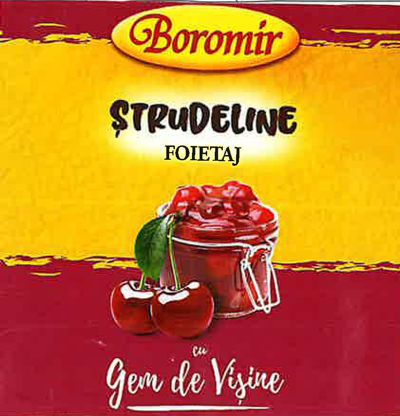 Boromir ŞTRUDELINE FOIETAJ cu Gem de Vişine