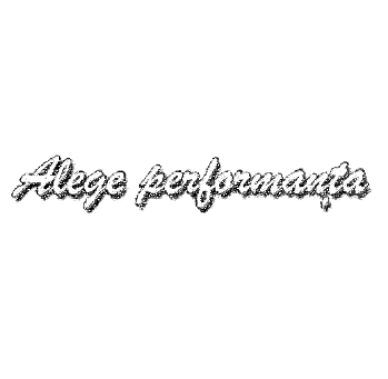 ALEGE PERFORMANŢA