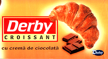 DERBY CROISSANT CU CREMA DE CIOCOLATA