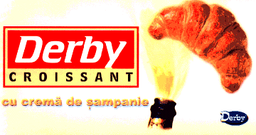 DERBY CROISSANT CU CREMA DE SAMPANIE
