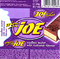 MINI JOE COATER WAFER WITH COCONUT FLAVOUR