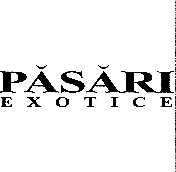 PĂSĂRI EXOTICE