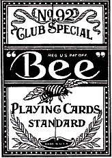 CLUB SPECIAL NO 92 BEE PLAYING CARDS STANDARD