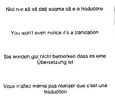 NICI N-O SA VA DATI SEAMA CA E O TRADUCERE