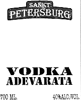 SANKT PETERSBURG VODKA ADEVĂRATĂ