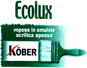 ECOLUX KOBER VOPSEA IN EMULSIE ACRILICA APOASA