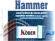 HAMMER KOBER EMAIL LOVITURA DE CIOCAN PENTRU SUPRAFETE METALICE