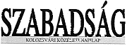 SZABADSAG KOLOZSVARI KOZELETI NAPILAP