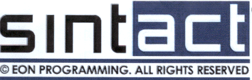 SINTACT EON PROGRAMMING ALL RIGHTS RESERVED