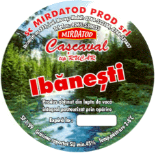 MIRDATOD CAŞCAVAL TIP RUCĂR IBĂNEŞTI