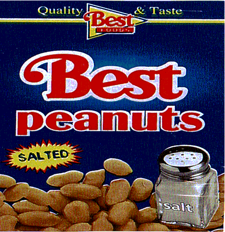 BEST PEANUTS QUALITY BEST FOODS & TASTE