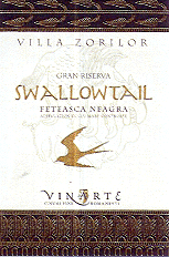 SWALLOWTAIL FETEASCA NEAGRA VILLA ZORILOR VINARTE
