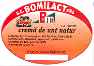BOMILACT CREMA DE UNT NATUR