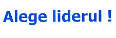 ALEGE LIDERUL!