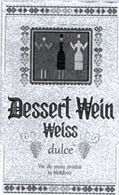 Dessert Wein Weiss Vin de masă produs în Moldova