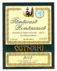 COTNARI TAMAIOASA ROMANEASCA