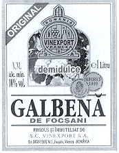 GALBENA DE FOCSANI