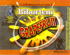 !CU APA MINERALA NATURALA! BIBORTENI GRAPEFRUIT